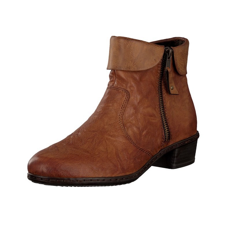 Botins Rieker Y07A8-22 Para Mulher - Marrom